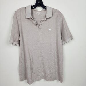 Banana Republic Light Tan Polo Shirt, Size Large